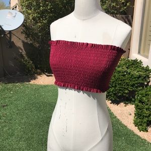 LF STORES RED BANDEAU!! ONE SIZE! 2 AVAILABLE!!